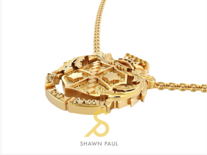 ZTA Crest Necklace - Gold Plated