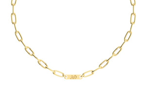 Alpha Phi Paperclip Bar Necklace Alpha Phi Paperclip Bar Necklace
