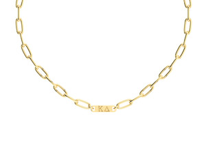 Kappa Delta Paperclip Bar Necklace Kappa Delta Paperclip Bar Necklace