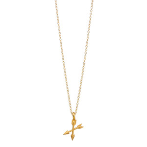 Pi Beta Phi - Crossed Arrows Necklace