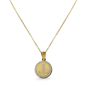 Junior League CZ Pendant Necklace - Gold Junior League CZ Pendant Necklace - Gold