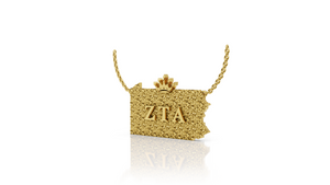 pennsylvania pendant necklace - zta