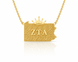 pennsylvania pendant necklace - zta