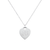 heart tag sterling silver: 1.5mm chain - dphie