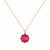 Greek Letters Charm Necklace 1.5mm Chain