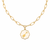 Arrow Charm Necklace Paperclip Chain