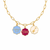 Angel Wings Charm Necklace Paperclip Chain