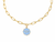 Angel Wings Charm Necklace Paperclip Chain