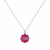 Greek Letters Charm Necklace 1.5mm Chain - Silver