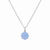Angel Wings Charm Necklace 1.5mm Chain - Silver