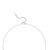 Open Donut Charm Necklace