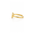 Oval Tag Ring- Gold