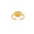 Oval Tag Ring- Gold