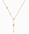 Lariat Necklace - Gold