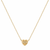 Mini Heart Bead - Gold
