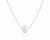 Mini Bead Slider Necklace - Stainless Silver
