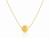 Mini Bead Slider Necklace - Gold