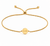 Mini Bead Bolo Cinch Bracelet - Gold