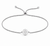 Mini Bead Bolo Cinch Bracelet - Stainless Silver