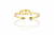 adjustable letter ring - asa