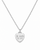 mini heart color pop necklace - stainless steel