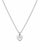 mini heart color pop necklace - stainless steel