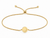 Mini Circle Bead Cinch Bracelet - Gold