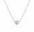 Mini Circle Bead Necklace - Stainless Silver