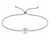 Mini Circle Bead Cinch Bracelet - Stainless Silver