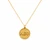 double sided coin on cable chain - aephi