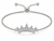 ZTA Pavé Crown Bolo Cinch Bracelet – Silver