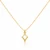 kite necklace gold plated - theta
