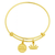 expandable bracelet gold plated - zeta