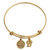 alpha gamma delta bracelet, gold plated