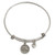 expandable bracelet silver plated - sk