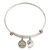 kappa delta bracelet, silver plated