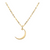 The Crescent Necklace - Gold Plated