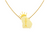 ZTA Georgia Pendant Necklace (Gold Plated, Sterling or 14K) ZTA Georgia Pendant Necklace (Gold Plated, Sterling or 14K)