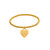 Phi Sigma Sigma- Bead Bracelet - Heart Tag