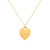 Delta Delta Delta - Heart Tag Necklace (1.5MM Chain)