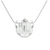Delta Zeta Crest Pendant Necklace (Gold or Sterling Silver)