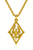 Pi Beta Phi Crest Necklace (Gold or Sterling Silver)