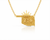 oklahoma pendant necklace - zta