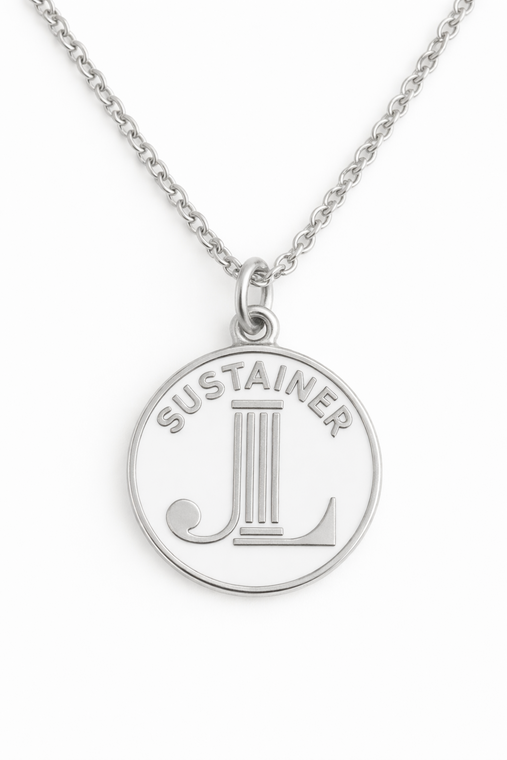 Sustainer Necklace - Silver Plated