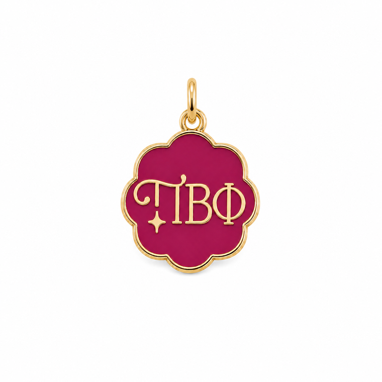 Greek Letters Charm