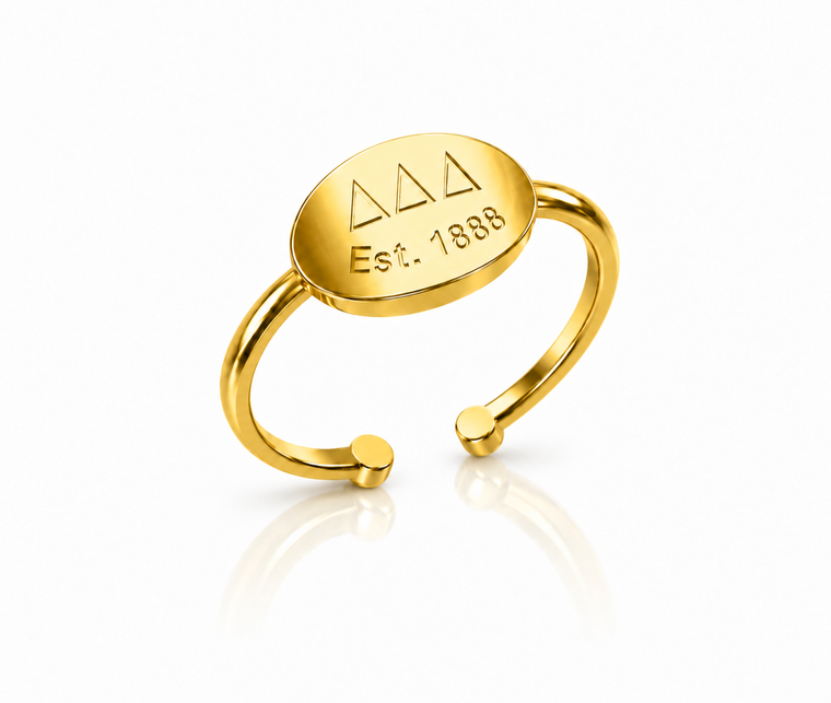 Oval Adjustable Ring