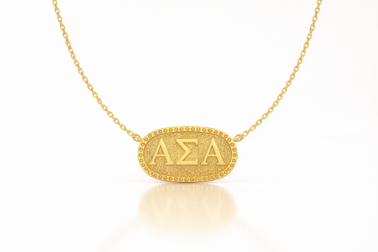 oval athena necklace - asa