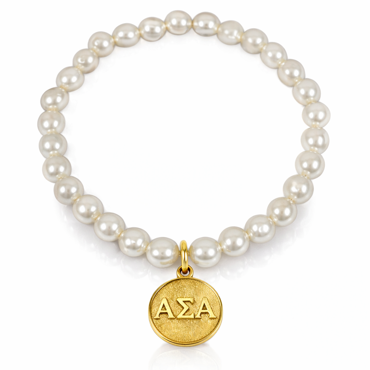 coin pearl bracelet - asa