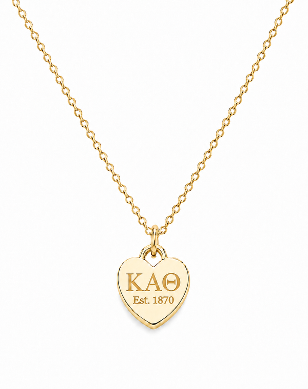 mini heart color pop necklace - gold