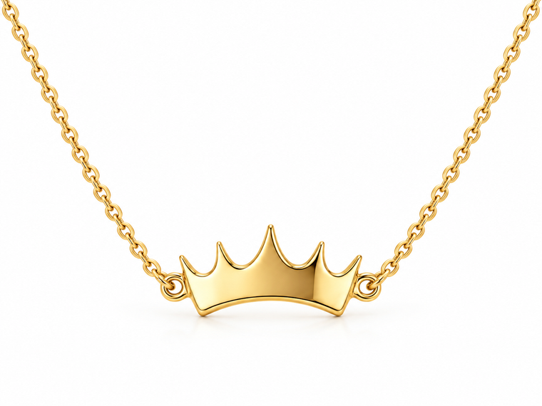 ZTA Crown Necklace – Gold